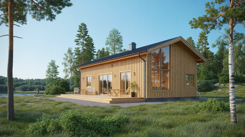 fritidshus somarhus timmer