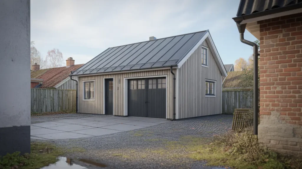 nybyggnation av frist ende isolerat garage i majorna g teborg