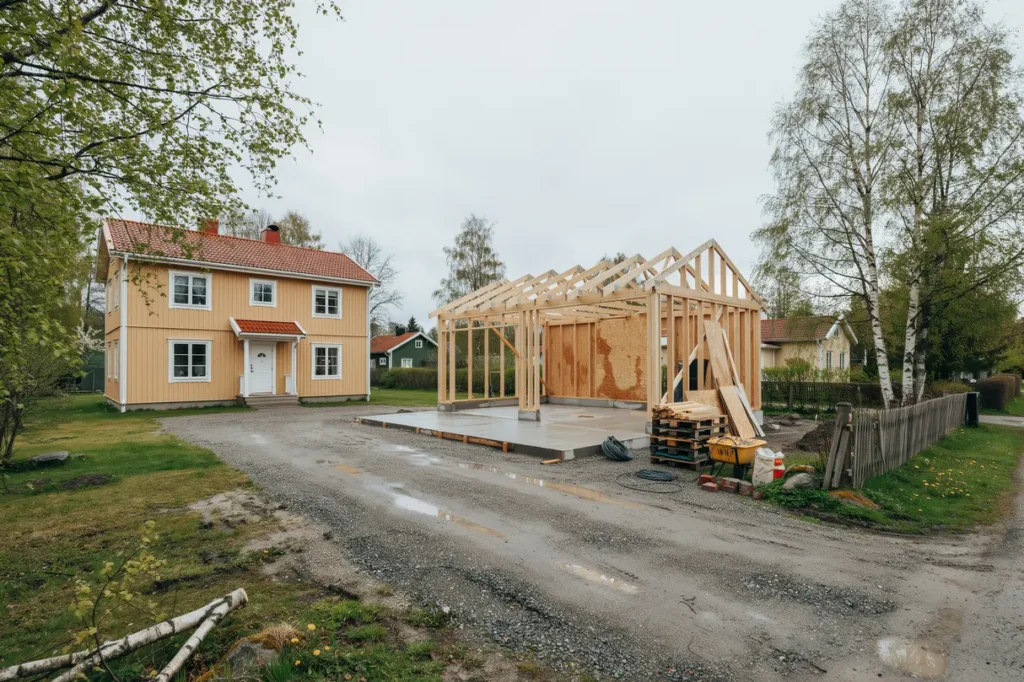 bygga garage p tomten smart planering bygglov och kostnader f r villa gare